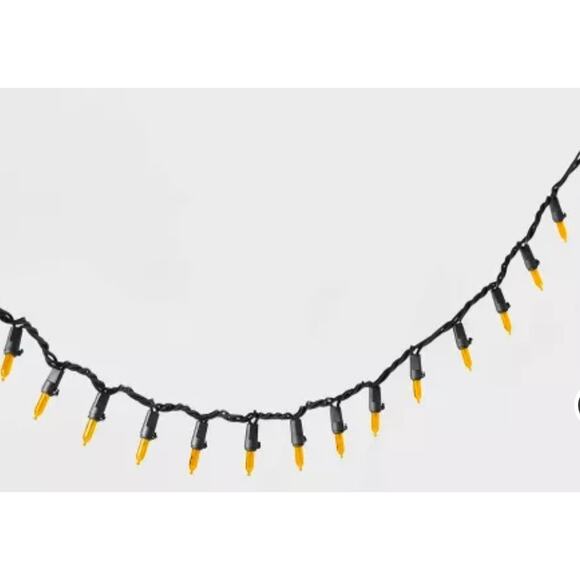 100ct led orange holloween Mini lights - Picture 1 of 3